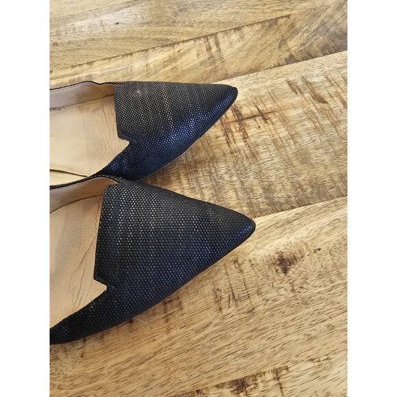 Jimmy Choo Ballet Flats Pointed Toe Women's Size 37/7 Slip On Black - Picture 3 of 16